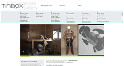 Desktop Screenshot of galerie-tinbox.com